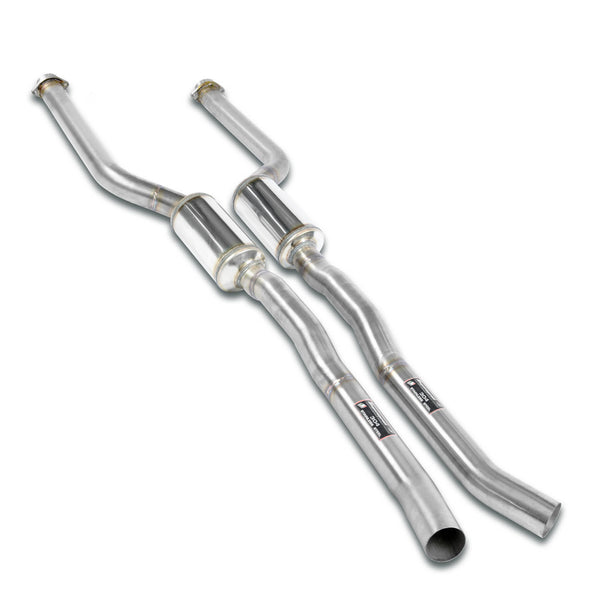 100% Stainless steel "Cat.-back" system, rear muffler with valves(Deletes OPF)Full kit only