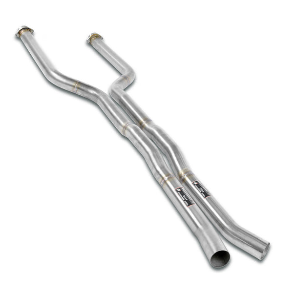 100% Stainless steel "Cat.-back" system, rear muffler with valves(Deletes OPF)Full kit only