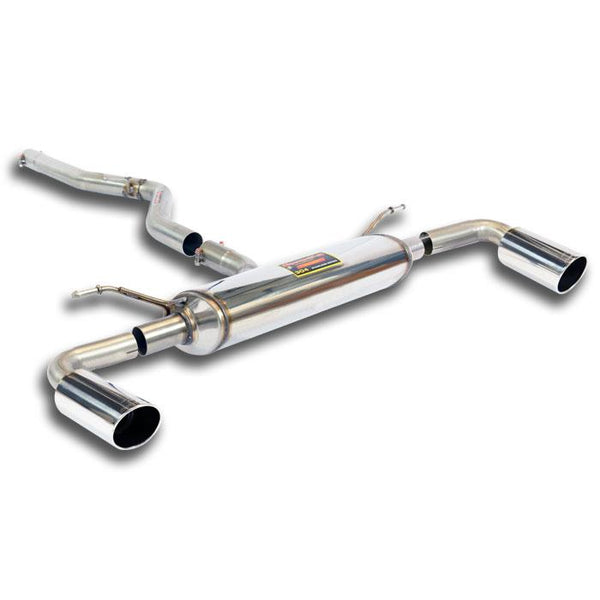 Connecting pipe + rear exhaust Right O90 - Left O90