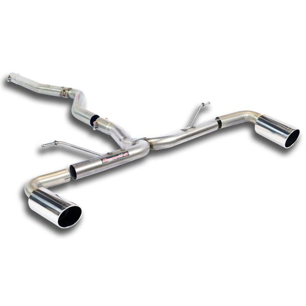 Connecting pipe + rear pipe Right O90 - Left O90(Muffler delete)