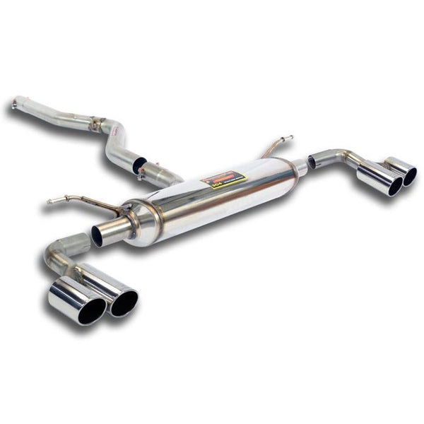 Connecting pipe + rear exhaust Right OO80 - Left OO80