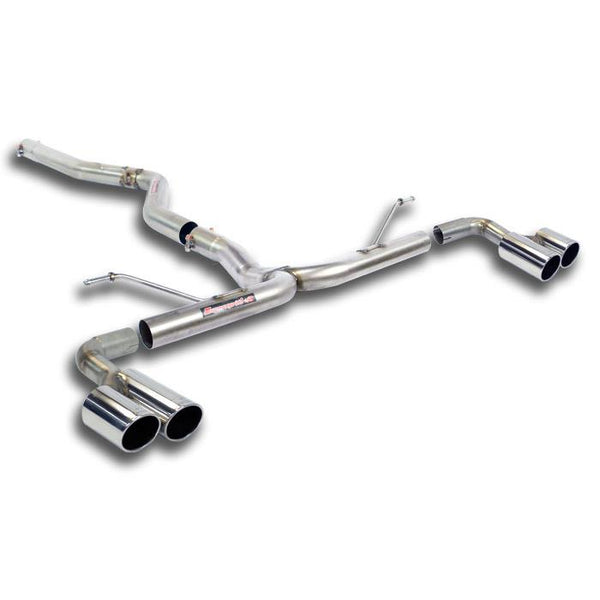 Connecting pipe + rear pipe Right OO80 - Left OO80(Muffler delete)