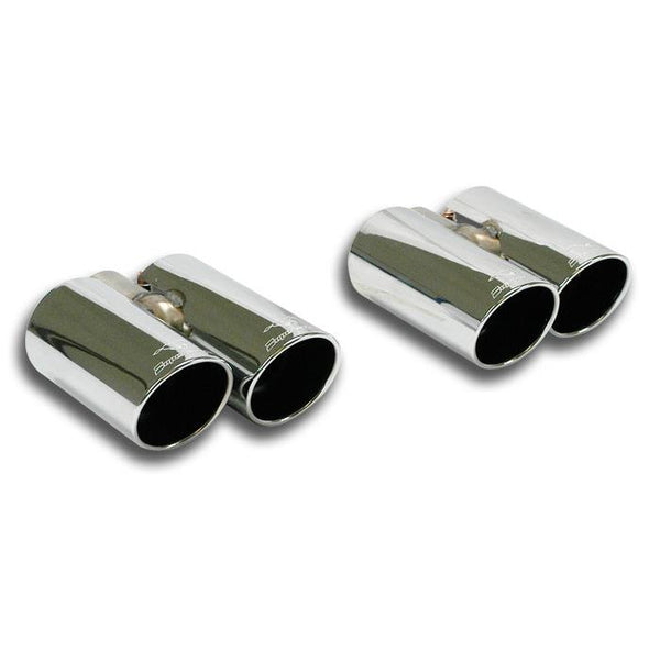 100% Stainless steel "Cat.-back" system, right - left exit, for Golf VIII R diffusor