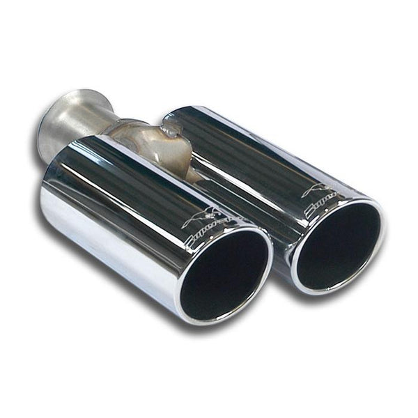 100% stainless steel rear exhaust