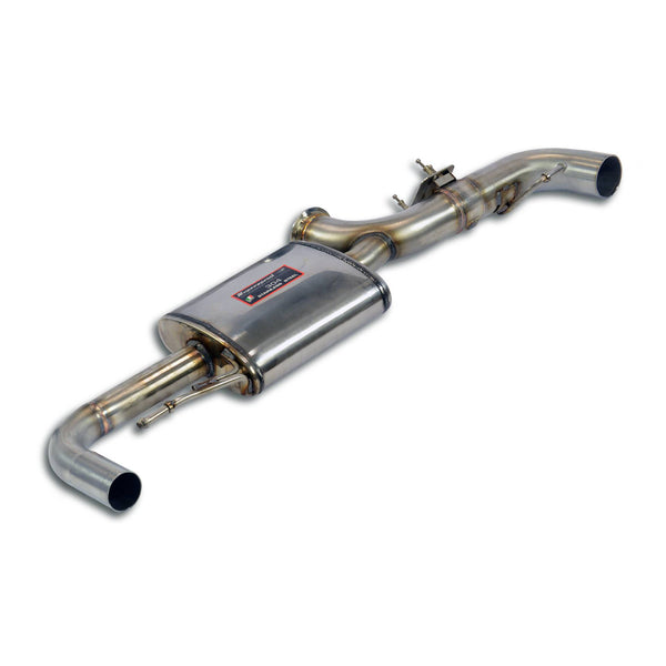 100% Stainless steel "Cat.-back" systemFor model with 51L. fuel tankSystem for CLA 35 AMG / CLA 45 AMG rear bumper