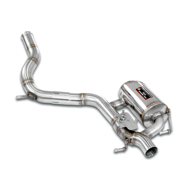 100% Stainless steel "Cat.-back", Twin Pipe systemFor the stock rear bumper + endpipesFull kit only