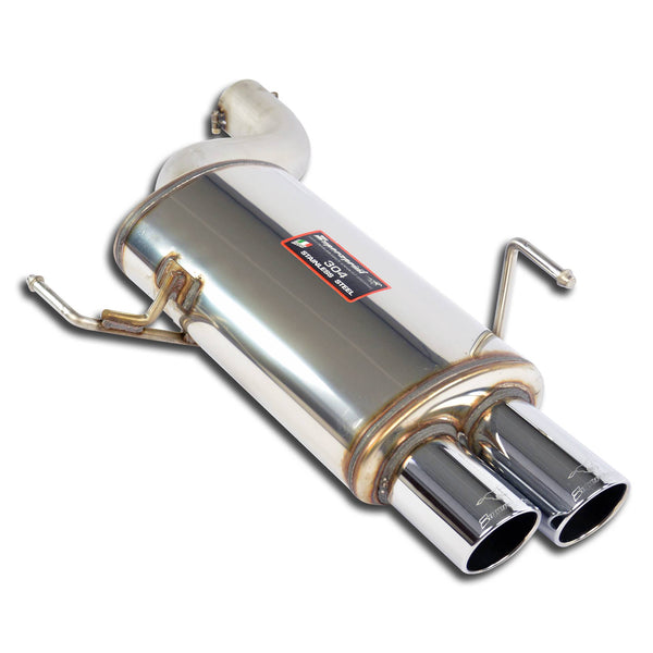 Rear exhaust OO 80 Stainless steel