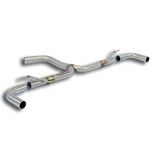 100% Stainless steel "Cat.-back" system, right - left exit, for Golf VIII GTI diffusor