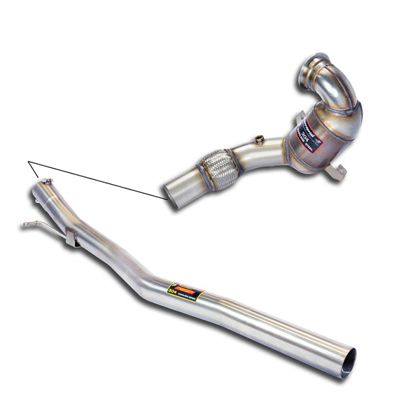 ALTERNATIVE:Downpipe kit for OEM exhaust system, Ø76mm –› Ø70mm