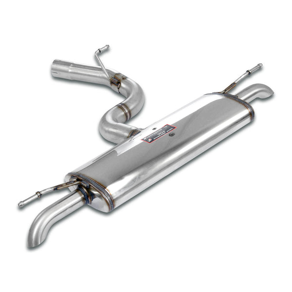 100% Stainless steel rear exhaust, right - left 