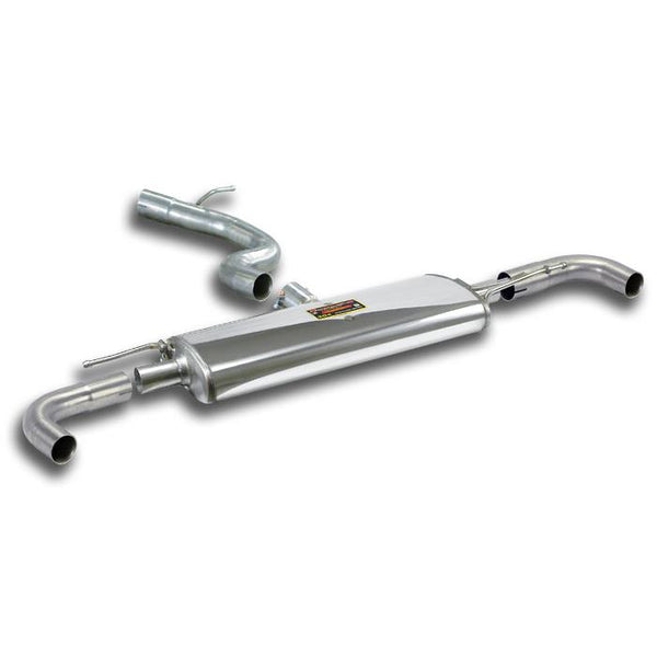 Right - Left exit system, 100% Stainless steelFor "T-Roc R" rear bumperFull kit only