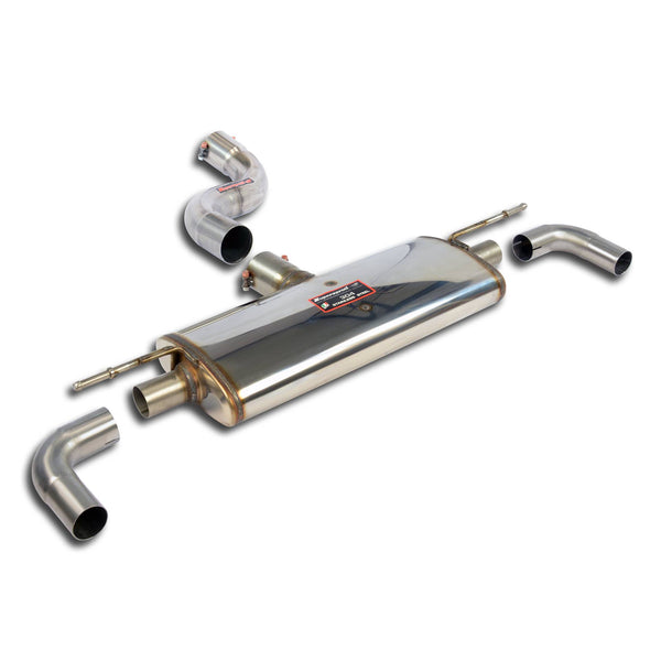 Rear exhaust kit with right - left exits, 100% Stainless steel