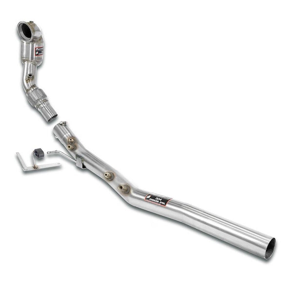 Audi Audi Q3 Sportback (2019 ->) Turbo downpipe kit + Metallic WRC 100 CPSI catalytic converter 775361