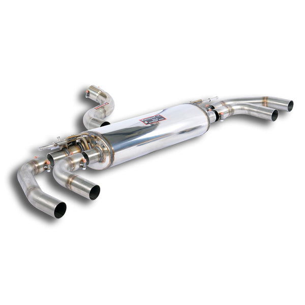 100% Stainless steel rear exhaustOversize Ø90mm>Ø76mm with valveFull kit only