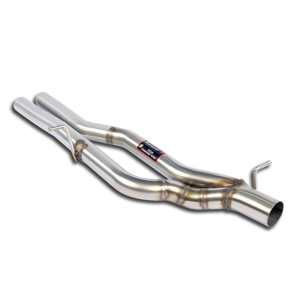 Centre exhaust + rear muffler right- left with valveFull kit only