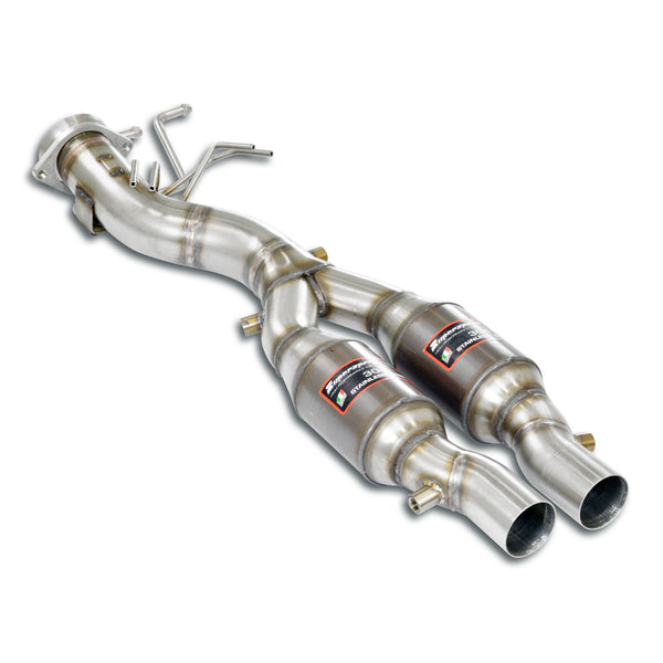 100% Stainless steel system Oversize Ø80 mm"Twin Pipe Design", with valveFull kit only