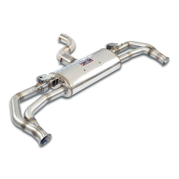 Centre exhaust + rear muffler right- left with valveFor the stock endpipesFull kit only