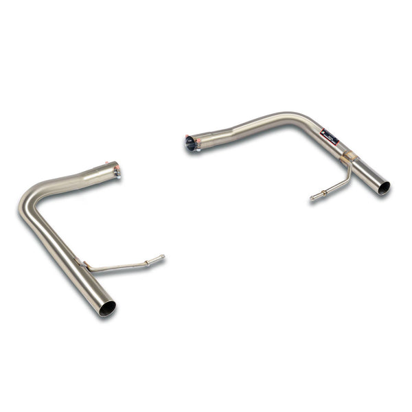 "Cat back" system for OEM rear bumper