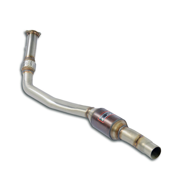 100% Stainless steel system, Downpipe + metallic catalytic converterOversize Ø70mm