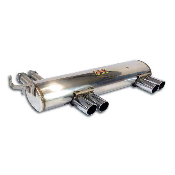 100% Stainless steel complete exhaust system, Oversize 2 x Ø60mm