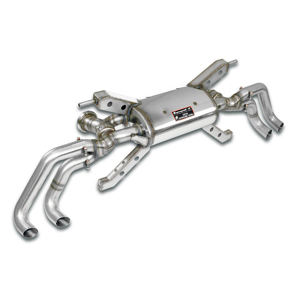 Lamborghini Lamborghini Huracan Rear exhaust with valves Right - Left 4 exits(Deletes the stock, main catalytics - fits to the stock endpipes)-13,0 Kg 350854