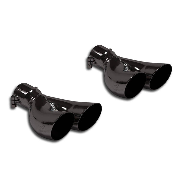 Abarth 500 Abarth Endpipe kit Right OO70 - Left OO70 "Gun Metal Grey" 816056