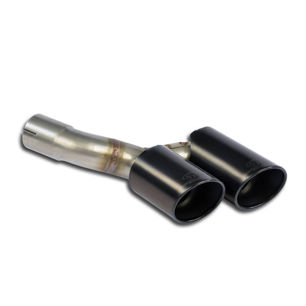 Porsche 991.1 Series Carrera / Carrera S / Gts Connecting pipe kit Left + "Gun Metal Grey" endpipe OO90 247376