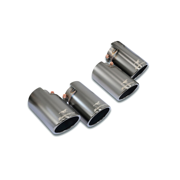 Volkswagen Vw Golf Vii R Endpipes kit "Gun Metal Grey" OO100 Right - OO100 Left 775326