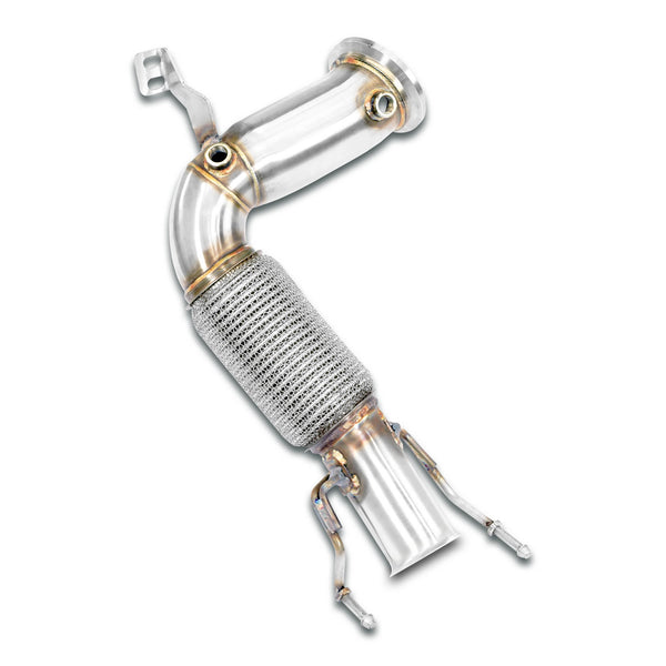 100% Stainless steel systemDownpipe with "V-clamp" connecting versionFull kit only