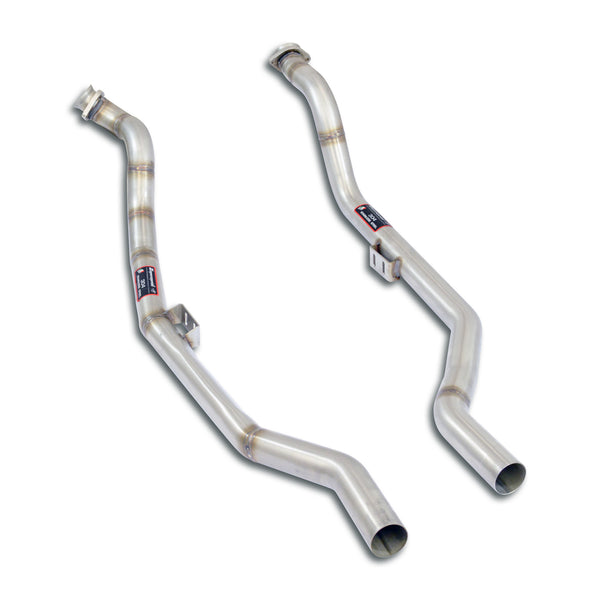 Downpipe kit right - left, 100% Stainless Steel, Oversize 2 x Ø60mmFull kit only