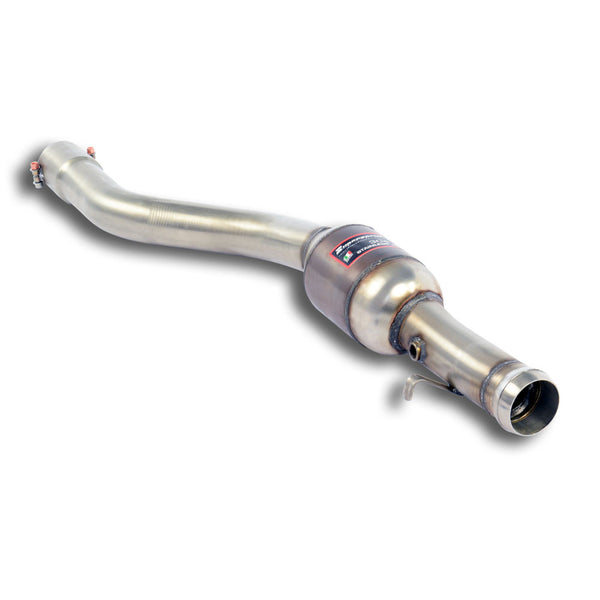 ALTERNATIVE:100% Stainless steel system for OEM centre exhaust, 2 x Ø76mm -> 2 x Ø70mmFull kit only