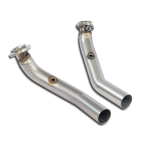 ALTERNATIVE:100% Stainless steel, 2 x Ø70mm system for OEM headers + centre exhaustFull kit only