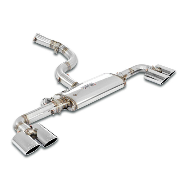 Audi  S / Rs Audi Tts 8J Quattro 2008 ->2014 Rear exhaust right - left with valve, 4 endpipes 100x75 329407