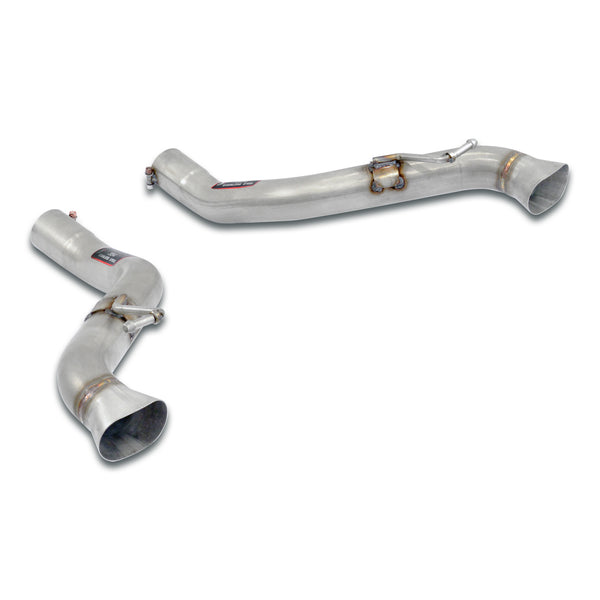 Mercedes Amg Mercedes C190 Amg Gt Coupè Rear pipe Right - Left(Muffler delete)For OEM diffusor 722314