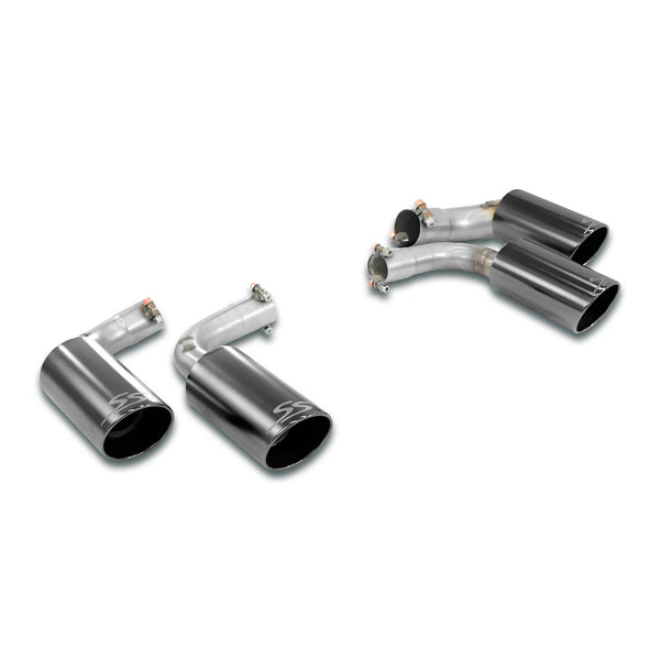 Porsche 536.1 Suv Series Endpipe kit Right OO100 - Left OO100 "Gun Metal Grey" 249536