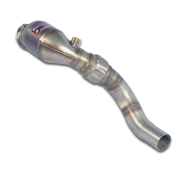 Bmw Bmw G30 / G31 / G38 Turbo downpipe kit +  Metallic catalytic converter RightAccepts the stock "Cat.-Back" system 989721
