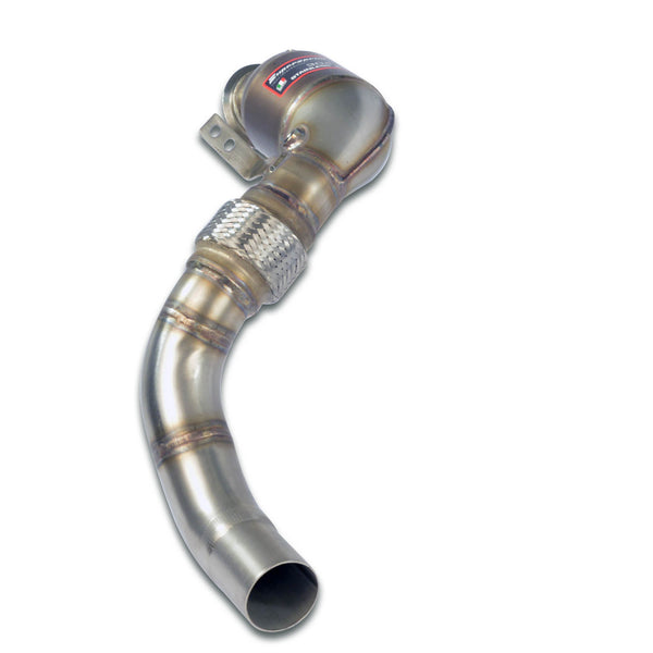 Bmw Bmw G30 / G31 / G38 Turbo downpipe kit +  Metallic catalytic converter LeftAccepts the stock "Cat.-Back" system 989741