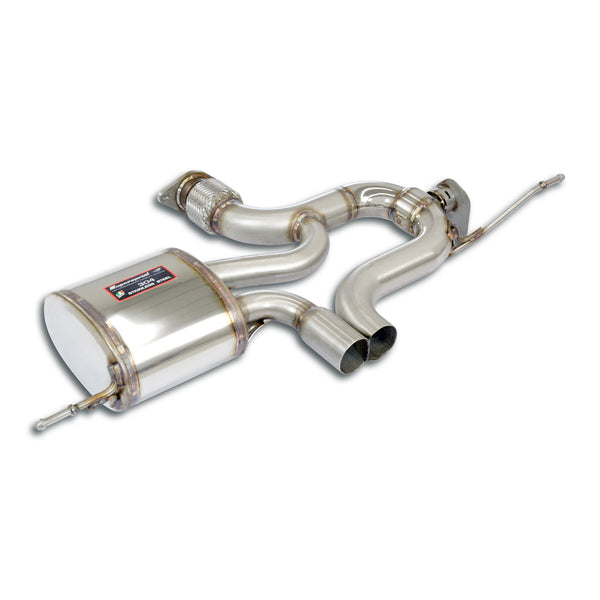 Rear muffler kit 100% Stainless steel with valve