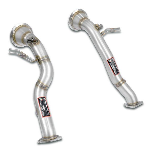Porsche 95B.2 Series Downpipe right - left (Replaces catalytic + GPF)(Left / Right Hand Drive) 249911