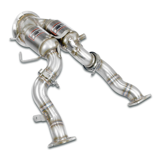 Porsche 95B.2 Series Downpipe + metallic catalytic right - left(Left / Right Hand Drive) 861221