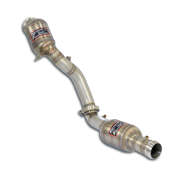 Mercedes Amg Mercedes C190 Amg Gt Coupè Downpipe Right + double metallic catalytic converterWith bungs for the pressure sensor 724871