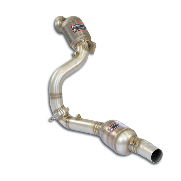 Mercedes Amg Mercedes C190 Amg Gt Coupè Downpipe Left + double metallic catalytic converterWith bungs for the pressure sensor 724891