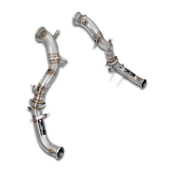Mercedes Amg Mercedes R232 Sl Amg Downpipe kit Right + Left(Replaces catalytic converter + GPF)With bungs for the pressure sensor / EGT 725311