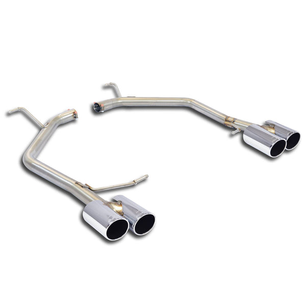 100% Stainless steel "Cat.-back" system Ø70mm, Righr - Left exitFor "2.0 TSI Cupra" rear bumper modelFull kit only