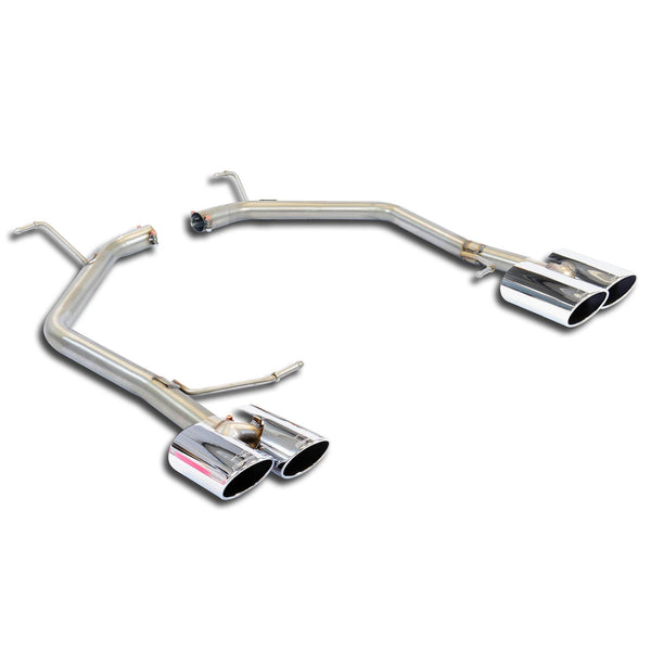 100% Stainless steel "Cat.-back" system Ø70mm, Righr - Left exitFor "2.0 TSI Cupra" rear bumper modelFull kit only