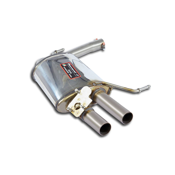 "Cat.-back" system left - right exit, For OEM diffusor / endpipesRear muffler right - left with valveFull kit only