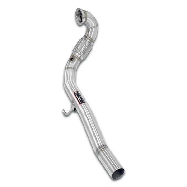 Downpipe kit 100% Stainless steel system, Oversize Ø70mmFor OEM central + rear muffler