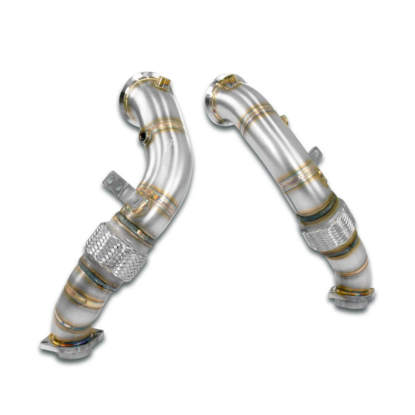 Turbo downpipe kit Right - Left (Replaces catalytic converter)