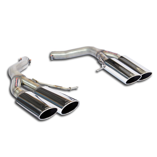 Rear pipes Right 100x75 - Left 100x75(Muffler delete)