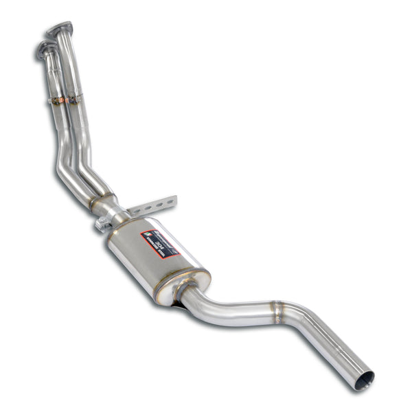Front exhaust - resonated "narrower bend layout"